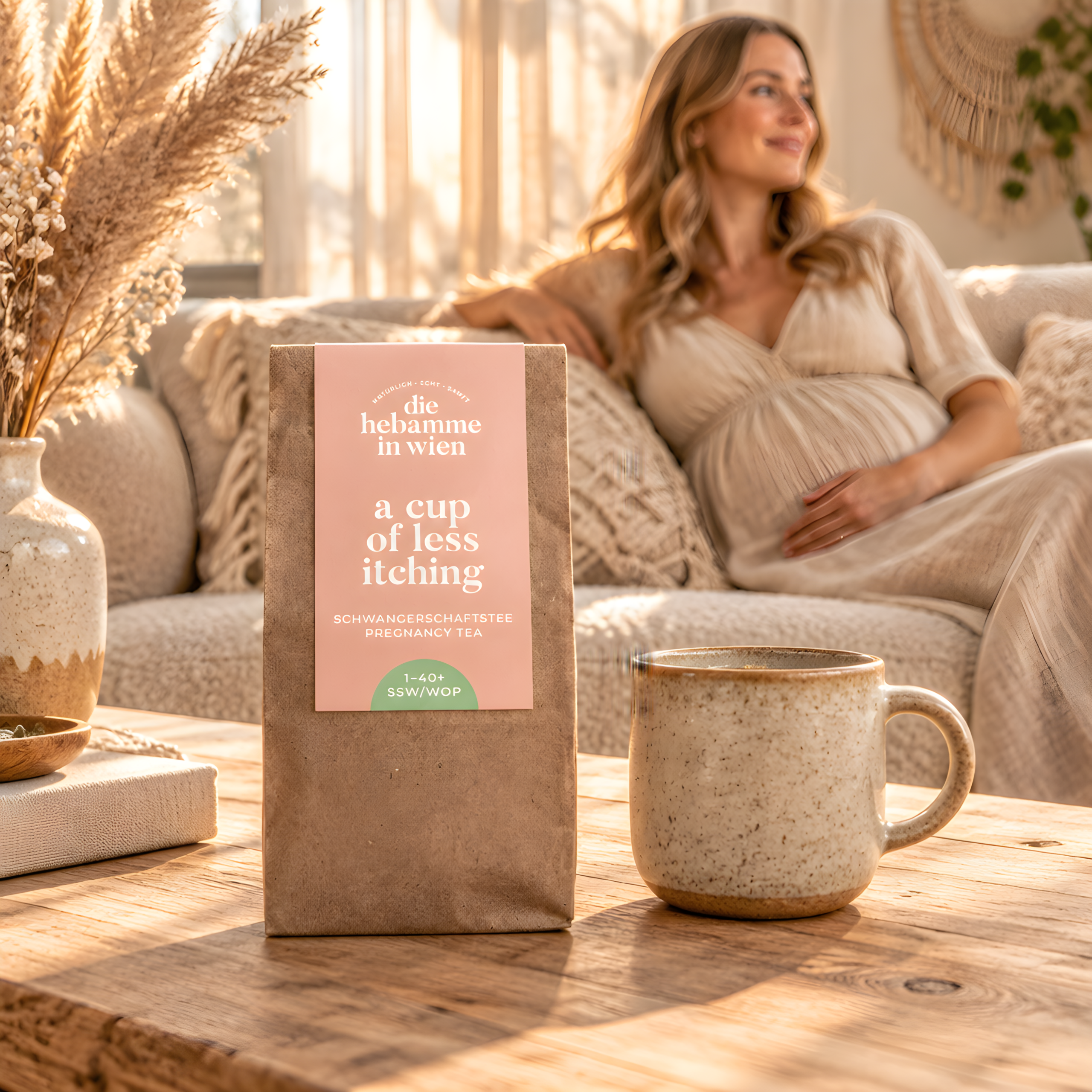 Bio Schwangerschaftstee gegen Juckreiz "A cup of less itching" 50 g – Bild 3